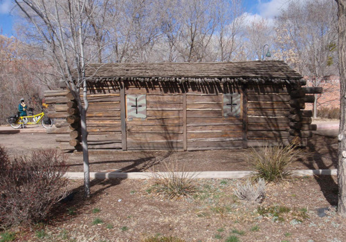 The childhood home of Billy the Kid.